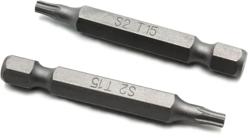Vista 34 de TMAX Juego de puntas de destornillador de cabeza de estrella T6 Torx de 25 piezas, acero S2 de 6 puntos T-6 puntas de inserción de destornillador