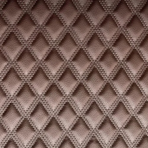 Vista 15 de Tela de espuma acolchada de vinilo, hilo multipatrón, material de piel sintética, tapicería para muebles, cabeceros de muebles, tela interior Negro