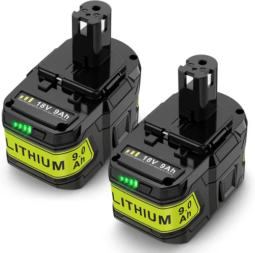 Vista 9 de Paquete de 2 baterías de repuesto de 6.0Ah 18V P108 P109 para Ryobi 18V batería P102 P103 P105 P107 Ryobi ONE+ batería de iones de litio