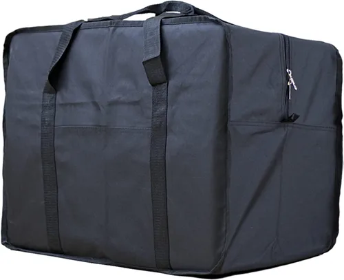 Vista 6 de Bolsa de viaje de carga cuadrada de 24 pulgadas Bolsa Maleta de Lona 50 Lb Cap equipaje Tote, Negro