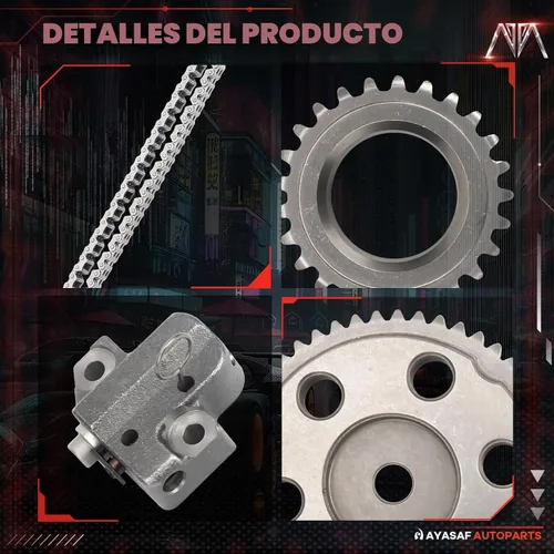 Vista 2 de Kit de cadena de distribución del motor para Mazda 3 2004-2007 2.0L, para Mazda 5 2006/2007, para Mazda 6 2003-2007 2.3L, para Mazda Tribute