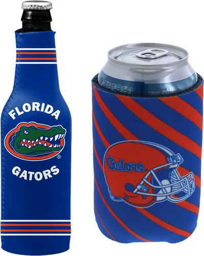 Vista 87 de College Team Color Logo Can & Bottle Holder Insulator Beverage Cooler Set