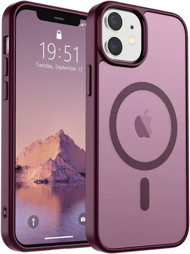 Vista 300 de SUPFINE Funda magnética para iPhone SE 2022 (3ª)/2020 (2ª), iPhone 8 (compatible con MagSafe) (protección contra caídas de grado militar), funda