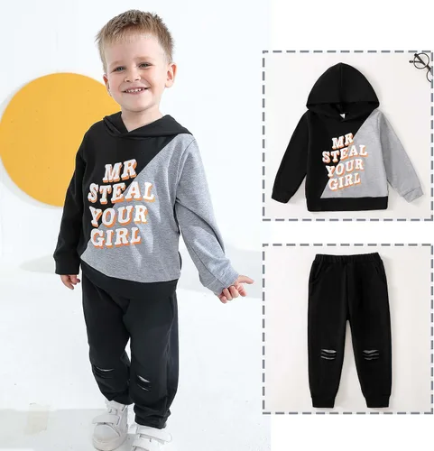 Vista 4 de Ropa para niño pequeño, traje de bebé, sudadera de algodón para niños, sudadera de algodón, ropa de otoño e invierno para niños