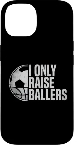Vista 4 de I Only Raise Ballers Funny Soccer Basketball Parent Case for iPhone 17