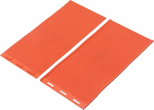 Vista 9 de Fdit 2 hojas de cera de abeja de silicona para fabricación de velas de panal y hojas de colmena (naranja)