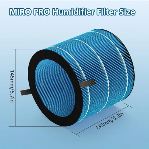 Vista 3 de MIRO PRO - Humidificador lavable con filtro absorbente para Afloia MIRO PRO Azul