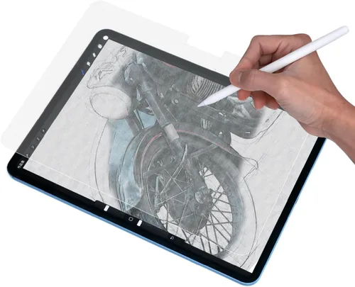 Vista 5 de Protector de pantalla con textura de papel para iPad Mini 4/5 2019, 7.9 pulgadas, antirreflejos, mate, fabricado en Japón, compatible con Apple