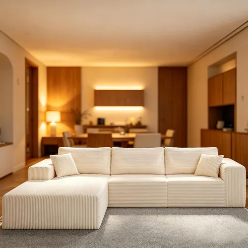 Vista 11 de WHGBJA Sofá cama 3 en 1 para sala de estar/dormitorio, convertible, modular Tumbona sin huesos de 79 pulgadas, sofá biplaza de gran tamaño, sofá