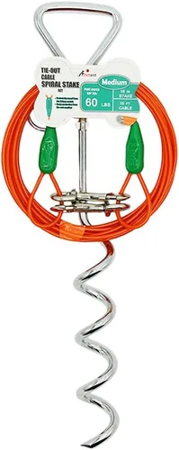 Vista 19 de Petest Cable de amarre reflectante de 15 pies para perros pequeños de hasta 35 libras