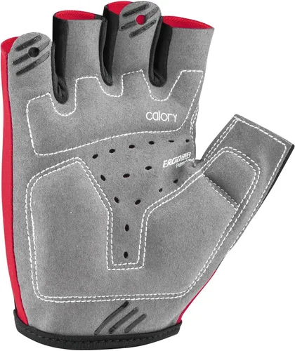 Vista 2 de Louis Garneau, Guantes de bicicleta acolchados para niños, transpirables, absorben los golpes, medio dedo