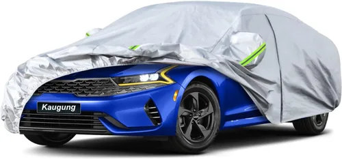 Vista 106 de Kaugung Funda para Coche de Ajuste Personalizado BMW Serie 3 E30 (1982-1994), 7 Capas Resistente al Viento Todo Clima Impermeable Cubierta Exterior