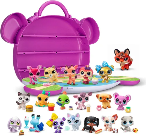 Vista 4 de Littlest Pet Shop - Colección para Recopilar y Mostrar - Serie 4 - Gen 7 - Figura de Muñeco de Cabeza Bobble Auténtica de LPS, Animal de Juguete