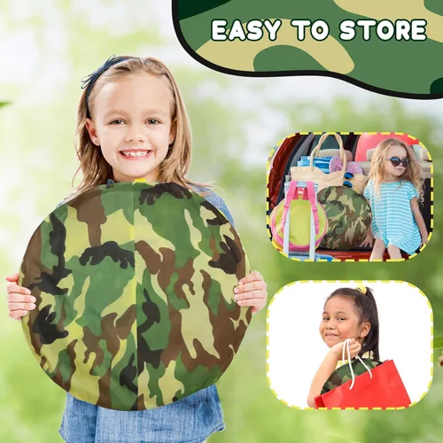Vista 6 de Tienda de campaña desplegable para niños - Casa de juegos plegable para interiores y exteriores, juguetes en forma de vehículo para niños pequeños
