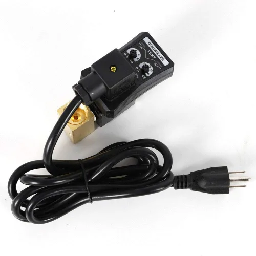 Vista 3 de Válvula de drenaje electrónica temporizada, 1/2 "AC110V 2 vías válvula de drenaje de acción directa, válvula de drenaje de condensado cronometrada