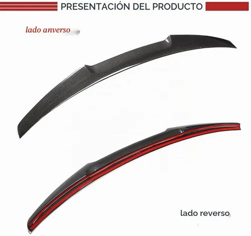 Vista 7 de Alerón de maletero de fibra de carbono compatible con Audi A5 S5 RS5 2018-2025 4 puertas B9 trasero alerón de labio alerón de alerón de labio Kit