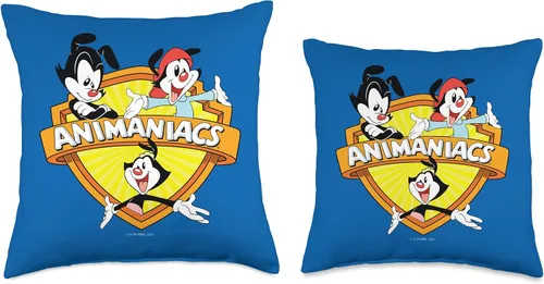 Vista 3 de Animaniacs Yakko, Wakko and Dot - Almohada de 16 x 16 pulgadas, multicolor