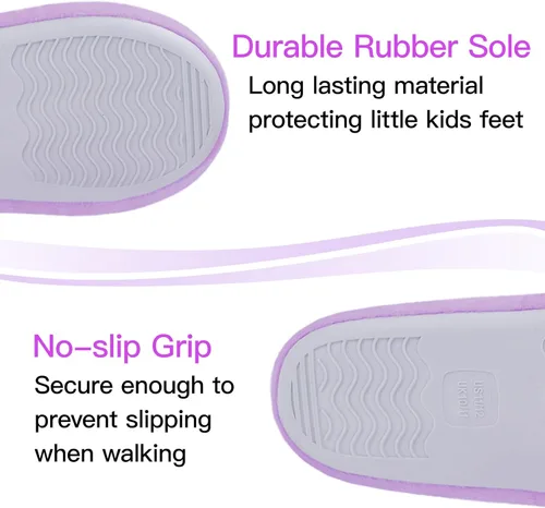 Vista 6 de Pantuflas de princesa sirena para niñas, antideslizantes, cómodas, de espuma viscoelástica, para el dormitorio, interiores y exteriores