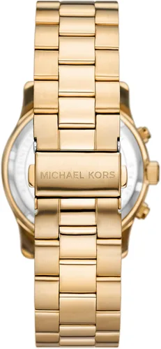 Vista 3 de Michael Kors Runway - Reloj de acero inoxidable para mujer, con banda de acero, cerámica o silicona