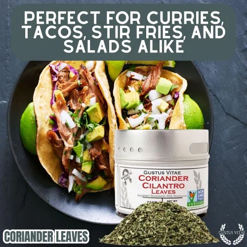 Vista 2 de Hojas de cilantro/cilantro, sin OMG, empaquetadas en latas magnéticas, sostenibles, cultivadas en Estados Unidos, totalmente naturales,