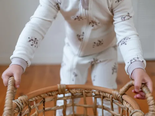 Vista 19 de ZippyJamz - Pijama orgánica para bebé con pies y cremallera para cambiar pañales fácil y rápido
