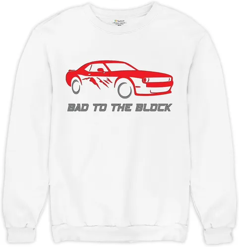 Vista 24 de Bad To The Block - Sudaderas con capucha y cuello redondo para hombre