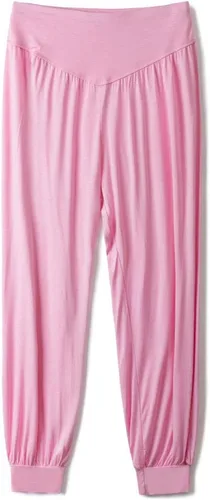 Vista 89 de Pantalones de algodón modal para mujer de AvaCostume, pantalones suaves para practicar yoga o deportes.