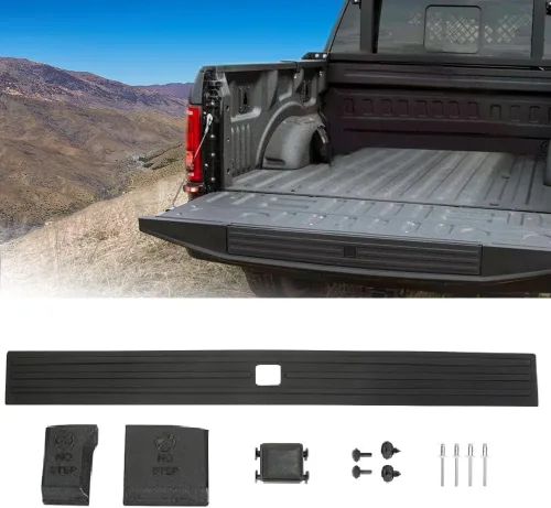 Vista 12 de PIT66 Tapa de moldura para portón trasero, compatible con Ford F-150 2015-2020 Protector de moldeo (no compatible con Flex Step), parte superior