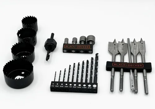 Vista 2 de BLACK+DECKER Juego de herramientas de reparación del hogar de 65 piezas con bolsa de herramientas