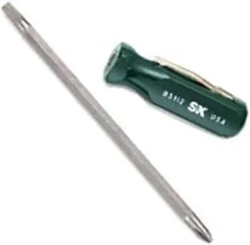Vista 4 de SK Tools USA 1/4" Keystone ranurado, 4" de largo, destornillador SureGrip® 81002