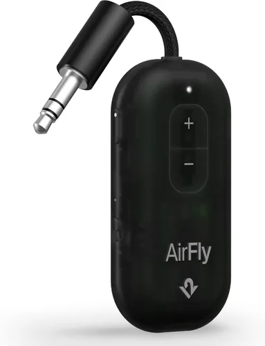 Vista 13 de Twelve South AirFly Pro Adaptador Transmisor/Receptor Bluetooth Inalámbrico para 2 Auriculares, Compartir Audio, Compatible con Jack Auxiliar
