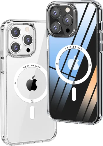 Vista 58 de ONES Funda delgada transparente para iPhone 8 Plus/7 Plus, PC + TPU híbrido, protección contra caídas de grado militar [antiamarillamiento], funda