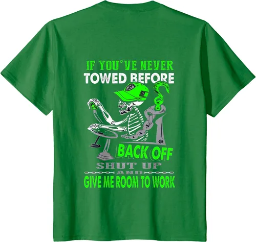 Vista 4 de Proud Tow Truck Operator - Camiseta, Negro, S