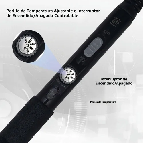 Vista 3 de Cuchillo caliente eléctrico cortador de plástico herramienta