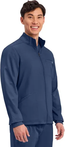 Vista 4 de Cherokee Workwear WW Revolution WW320 - Chaqueta con cremallera frontal para hombre Azul marino