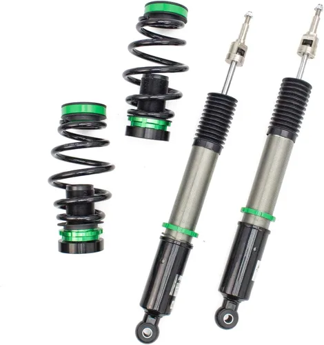 Vista 4 de Rev9 R9-HS2-033_7 Hyper-Street II Kit de bajada de suspensión de coilover, amortiguador mono-tubo con ajuste de rebote de 32 clics, longitud