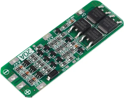 Vista 4 de DIANN 4 piezas 3S BMS 18650 Placa de Protección de Batería de Litio Módulo de Protección del Cargador Li-ion 12.6V 20A PCB Placa de Protección BMS