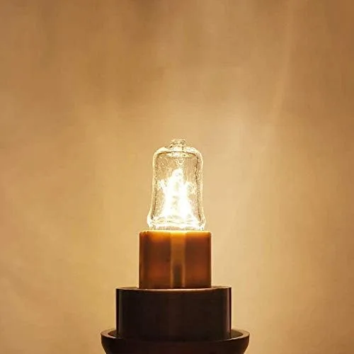 Vista 4 de YBEK Bombilla halógena G9 de 120 V, 40 W, base T4 tipo 2 pines para luces de campana extractora, bombillas de baño, hornos de microondas, bombillas