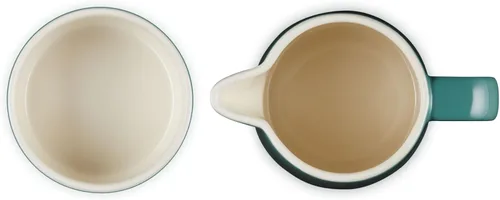 Vista 4 de Le Creuset Stoneware Signature, Artichaut Cream & Sugar Set, Crema: 10.1 fl oz, Azúcar: 8oz