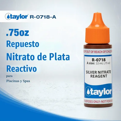 Vista 2 de Taylor R-0718-A - Reactivo de Nitrato de Plata 0.75oz Recarga