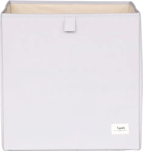 Vista 10 de 3 Sprouts Cubo de almacenamiento de tela reciclada, organizador plegable de 13 pulgadas para sistemas de estanterías de cubos, cubos para niños
