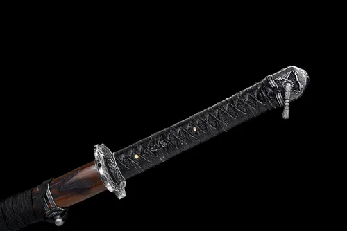 Vista 6 de Sekiro: Shadows Die Twice Cosplay Hecho a mano Real Katana Espada japonesa Samurai Espada 9260 Primavera Acero