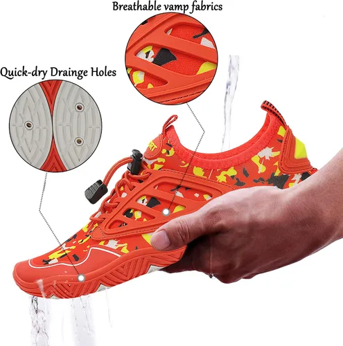 Vista 3 de JointlyCreating - Zapatos de agua para hombres y mujeres, atléticos, para el aire libre, de secado rápido, zapatos para playa, piscina, yoga