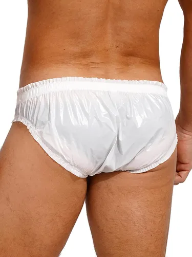 Vista 4 de dPois Calzoncillos de natación impermeables para hombre, ropa interior de natación, pantalones cortos
