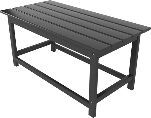Vista 15 de WO Home Furniture - Mesa de centro de polietileno de alta densidad para Negro