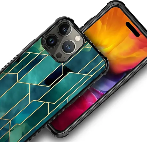 Vista 78 de Funda compatible con iPhone 15, diseño de elefantes africanos, diseño increíble a prueba de golpes, antiarañazos, carcasa trasera de policarbonato