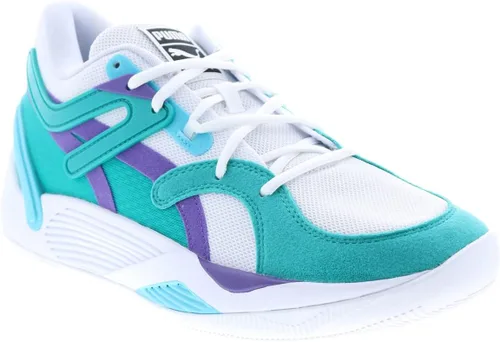 Vista 4 de PUMA Hombres TRC Blaze Court Baloncesto Zapatillas - Blanco