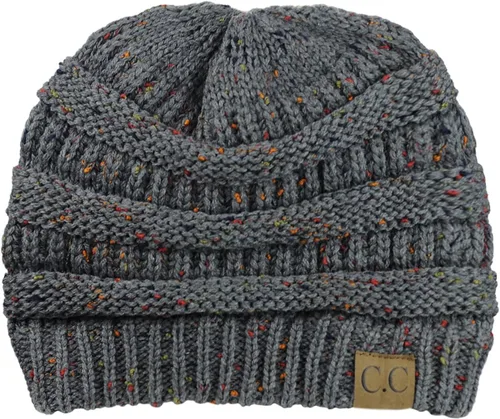 Vista 134 de C.C Trendy Warm Chunky Soft Stretch Cable Knit Beanie