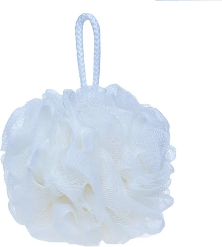 Vista 9 de Mesh Pouf Bath Sponge Exfoliating Shower Ball Pom Cleaning Accessory