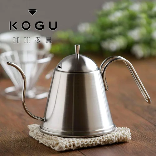 Vista 2 de KOGU Shimomura Kettle - Olla de goteo para café ITTEKI [fabricada en Japón] Acero inoxidable, boca fina, compatible con inducción directa de fuego